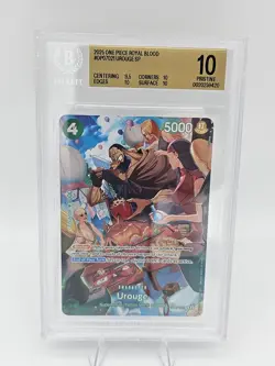 One Piece Urouge OP07-021 R 2025 SP Special Parallel Beckett BGS 10 English - Image 1