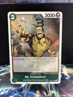 Mr.3(Galdino) ST30-014 NM One Piece Starter Deck EX: Luffy & Ace - Image 1