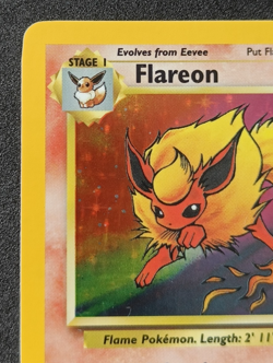 Pokemon TCG Flareon 3/64 Jungle Holo Rare Card Vintage WOTC - Near Mint NM - Image 3