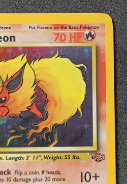 Pokemon TCG Flareon 3/64 Jungle Holo Rare Card Vintage WOTC - Near Mint NM - Image 4