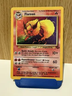 Flareon - 3/64 - *Holo Rare* - Jungle - Pokemon Card - NM-LP+ - Image 1