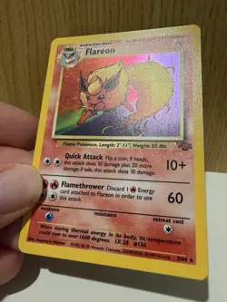 Flareon - 3/64 - *Holo Rare* - Jungle - Pokemon Card - NM-LP+ - Image 2