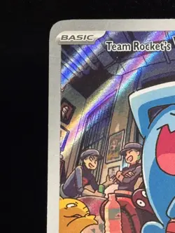 Team Rocket's Wobbuffet 203 SV • Scarlet & Violet Promo Cards • Pokemon Card •NM - Image 2