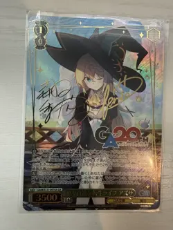 Weiss Schwarz GA 20th Bunko Azusa Aizawa Signed Foil GA08/S131-047GA GA - Image 1