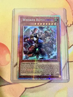 Yugioh Whisker Blitzclique CORI-EN010 Starlight Rare 1st Edition - Image 1