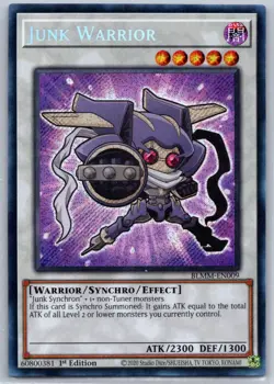 Junk Warrior BLMM-EN009 Yu-Gi-Oh 1st Edition NM - Image 1