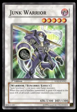 Junk Warrior 5DS2-EN042 Yu-Gi-Oh! 5D's 1st Edition - Image 1