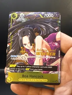 OP-15 Boa Hancock Release Event Winner Promo P-115 - NM/MINT - Image 3
