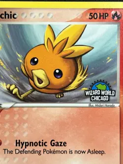 Pokemon TCG- Torchic Wizard World Chicago Promo 2005 Ex Emerald #69 non-holo-NM+ - Image 3