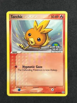 Pokemon TCG- Torchic Wizard World Chicago Promo 2005 Ex Emerald #69 non-holo-NM+ - Image 4