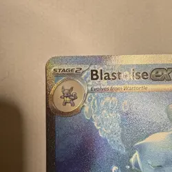 Pokemon TCG Blastoise EX 200/165 Holo Special Illustration Rare - Image 4