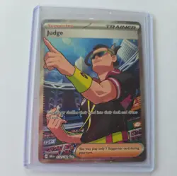 Pokemon TCG - Judge - 222/182 - Destined Rivals - Full Art Trainer Card - M/NM - Image 3