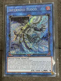 Infernoid Flood BLTR-EN014 Secret Rare 1st Edition YuGiOh TCG Card Pack Fresh - Image 2