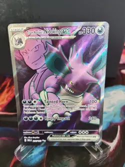 Pokemon TCG Team Rocket's Nidoking EX 216/182 Ultra Rare Destined Rivals NM/M - Image 1
