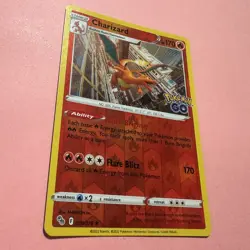 Charizard 010/078 NM Reverse Holo Rare Pokemon GO Card English TCG 2022 - Image 3
