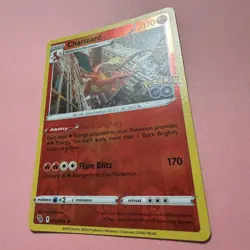 Charizard 010/078 NM Reverse Holo Rare Pokemon GO Card English TCG 2022 - Image 5