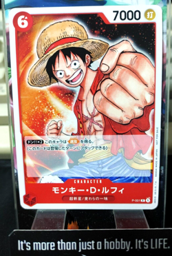 One Piece Card Game Monkey D. Luffy P-001 Promo Japanese Release - Image 1