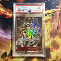 2023 ONE PIECE KINGDOMS OF INTRIGUE PELL ALTERNATE ART #OP04-013 PSA 10 - Image 1