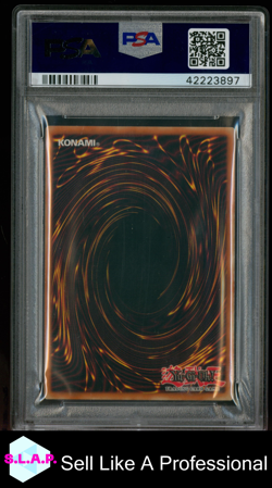 LEFT ARM OF THE FORBIDDEN ONE YU-GI-OH! HOLO LOB-E100 2002 ENG PSA 8 - Image 2