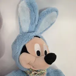 LOT DISNEY Store Mickey Minnie Mouse Bunny Plush Easter Set Soft Stuffed Animal - Image 3
