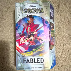 Ravensburger Disney Lorcana TCG Fabled Starter Deck 60 Cards Goofy/Max +Booster - Image 1