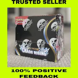 Pokemon TCG Mega Evolution Chaos Rising Booster Display Box 36 Packs IN HAND - Image 1