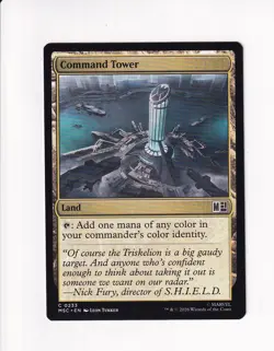 MAGIC MTG COMMANDER: MARVEL SUPER HEROES COMMAND TOWER 233 - Image 1