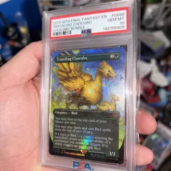 💎PSA 10 TRAVELING CHOCOBO 2025 MTG FINAL FANTASY #0568 PSA 10 🔥 Chocobo bund - Image 1
