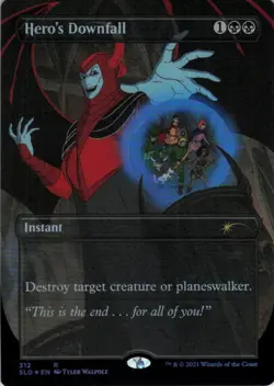 Hero's Downfall - Foil - Secret Lair Saturday Morning D&D - 312 NM - Image 2