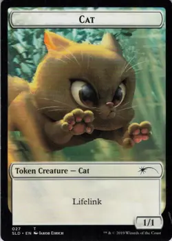 Cat Double-sided Token - Secret Lair OMG KITTIES! - 27 / 28 NM - Image 1