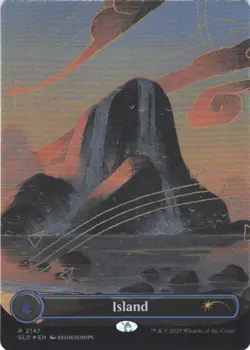 Island - Secret Lair Dandan - 2147 - NM Foil - Image 2