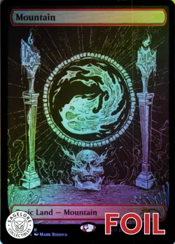 Mountain - Foil - Secret Lair Crushing Brutality - 242 NM - Image 1