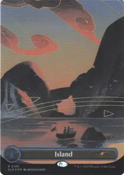Island - Secret Lair Dandan - 2145 - NM Foil - Image 2