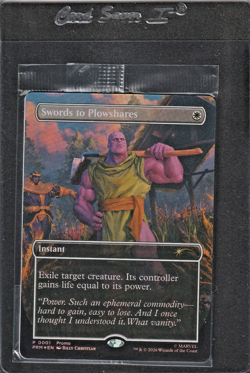 Magic the Gathering MTG SWORDS TO PLOWSHARES Foil PSA Magazine Promo *Sealed* - Image 1