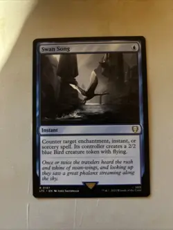 MTG Swan Song x1 NM LTC Lord Of The Rings Commander 0197 - Image 1