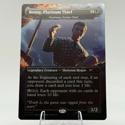 MTG Secret Lair x Fallout - Benny, Platinum Thief [FOIL] - SLD - NM - Image 1