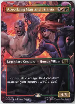 Absorbing Man and Titania (510) Normal - Marvel Super Heroes Commander (MSC) NM - Image 1