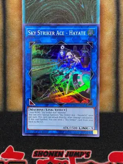 Yugioh Sky Striker Ace - Hayate CYHO-EN047 Super Rare 1st Ed NM - Image 1