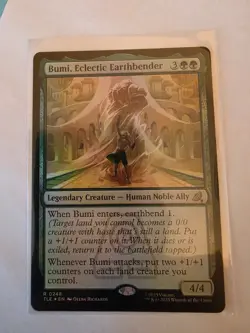 Bumi, Eclectic Earthbender FOIL MTG TLE Nm/M - Image 1