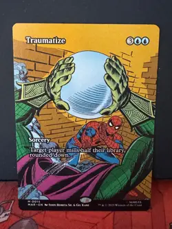 Traumatize (Borderless) 15 Marvel Universe Eternal-Legal Magic: The Gathering NM - Image 1