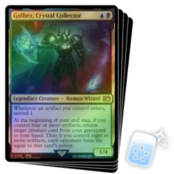 FOIL GOLBEZ, CRYSTAL COLLECTOR X4 Final Fantasy FIN Magic MTG MINT CARD - Image 1