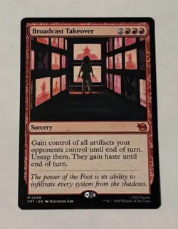 MTG Broadcast Takeover - Teenage Mutant Ninja Turtles NM - Image 1