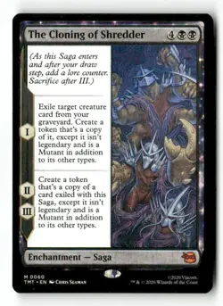 The Cloning of Shredder 60 Mythic MTG TMT NM - Image 2