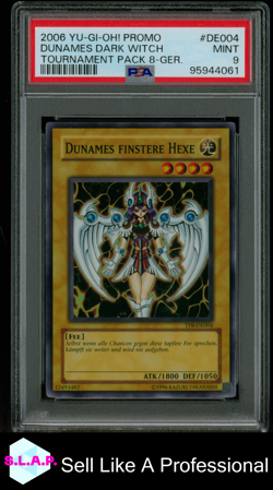DUNAMES DARK WITCH TOURNAMENT PACK 8-GER. YU-GI-OH! PRM TP8 2006 DE004 PSA 9 - Image 1