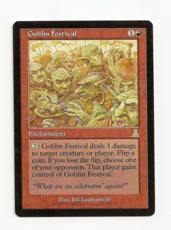 MTG 4X ** GOBLIN FESTIVAL ** X4 Magic Urza's Destiny - Image 1