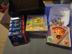 TMNT Pizza Box Bundle x3 MtG Empty 5 Empty Collector Boxes Dark Leo & Shredder - Image 1