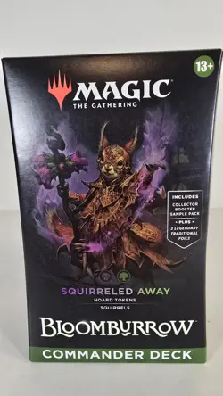 Magic The Gathering Bloomburrow Squirreled Away Commander Deck - Image 1
