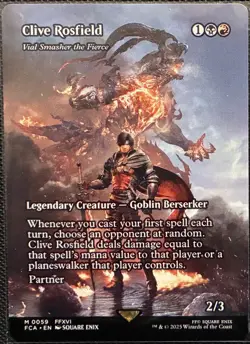 MTG Final Fantasy Through the Ages Clive Rosfield Showcase (Mythic) - Image 1