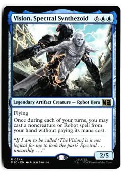 Vision, Spectral Synthezoid 644 MSC Magic: The Gathering - Image 1