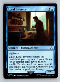 Loyal Inventor - ACR #21 Uncommon - NM / Mint Assassin's Creed Single - Image 2